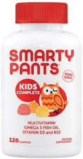 SmartyPants Kids Complete Multivitamin Gummies 120 ea Pack of 4