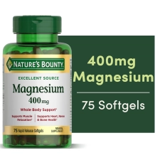 Nature's Bounty Magnesium Rapid Release Softgels 400 Mg 75 Ct