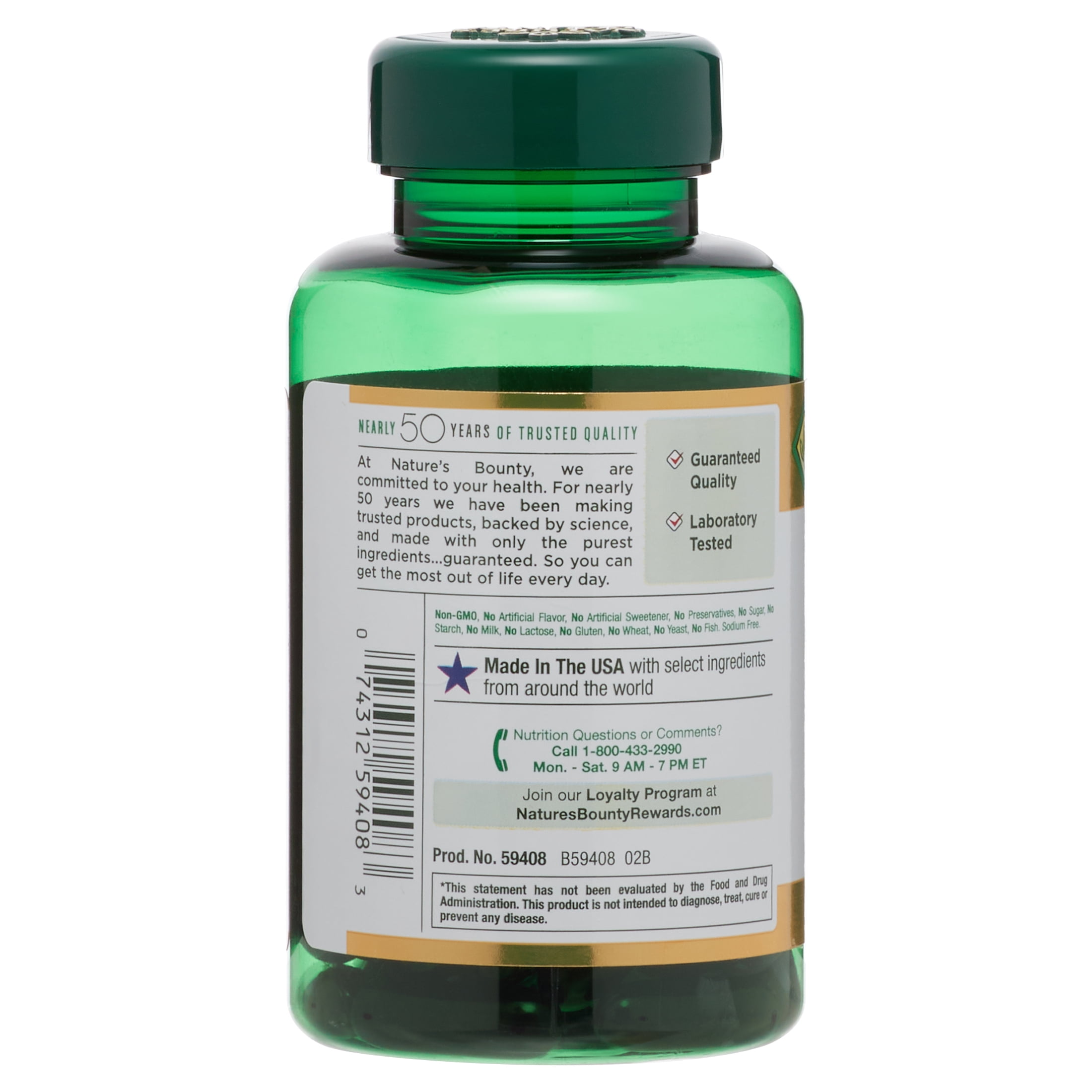 Nature's Bounty Magnesium 400mg Softgel 75 ea Pack of 4