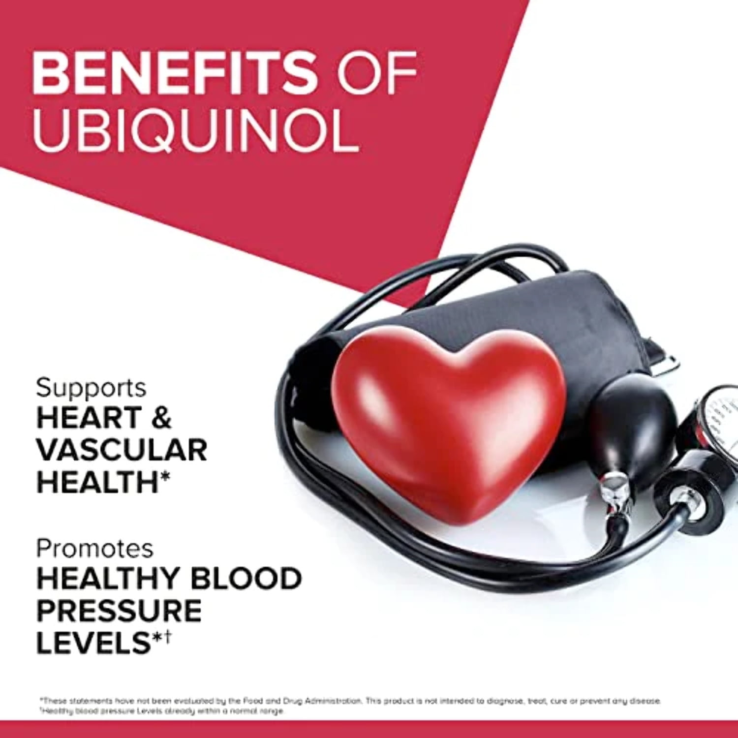 Qunol Mega Ubiquinol CoQ10 Softgels 100mg Heart Health Antioxidant Supplement 60 Count