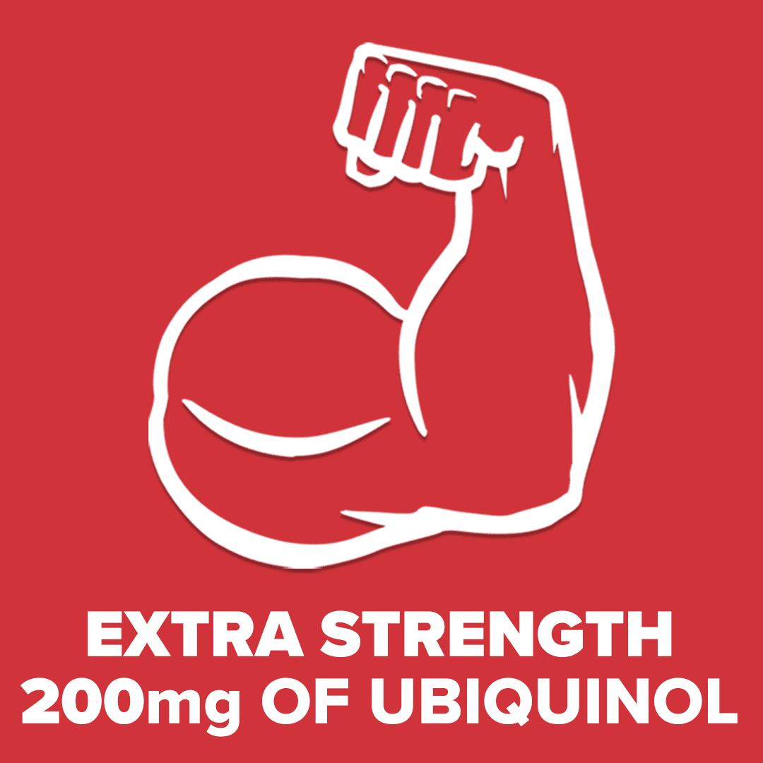 Qunol Ubiquinol CoQ10 Softgels 200mg Extra Strength Heart Health Supplement 60 Count for