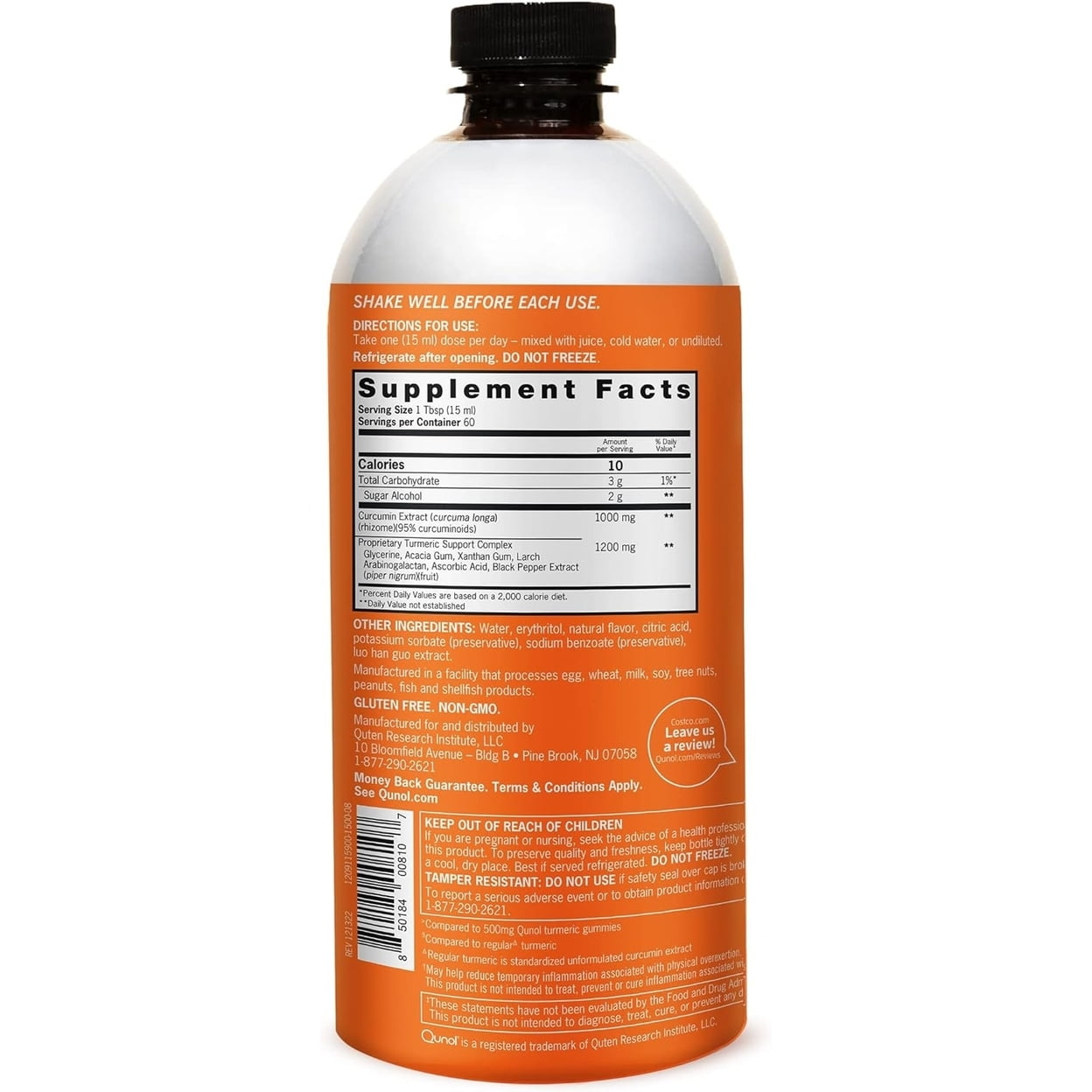 Qunol Liquid Turmeric 1000mg 30.4oz