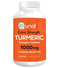 Qunol Turmeric Curcumin 1000mg High Absorption for Joint Support 30 Softgels