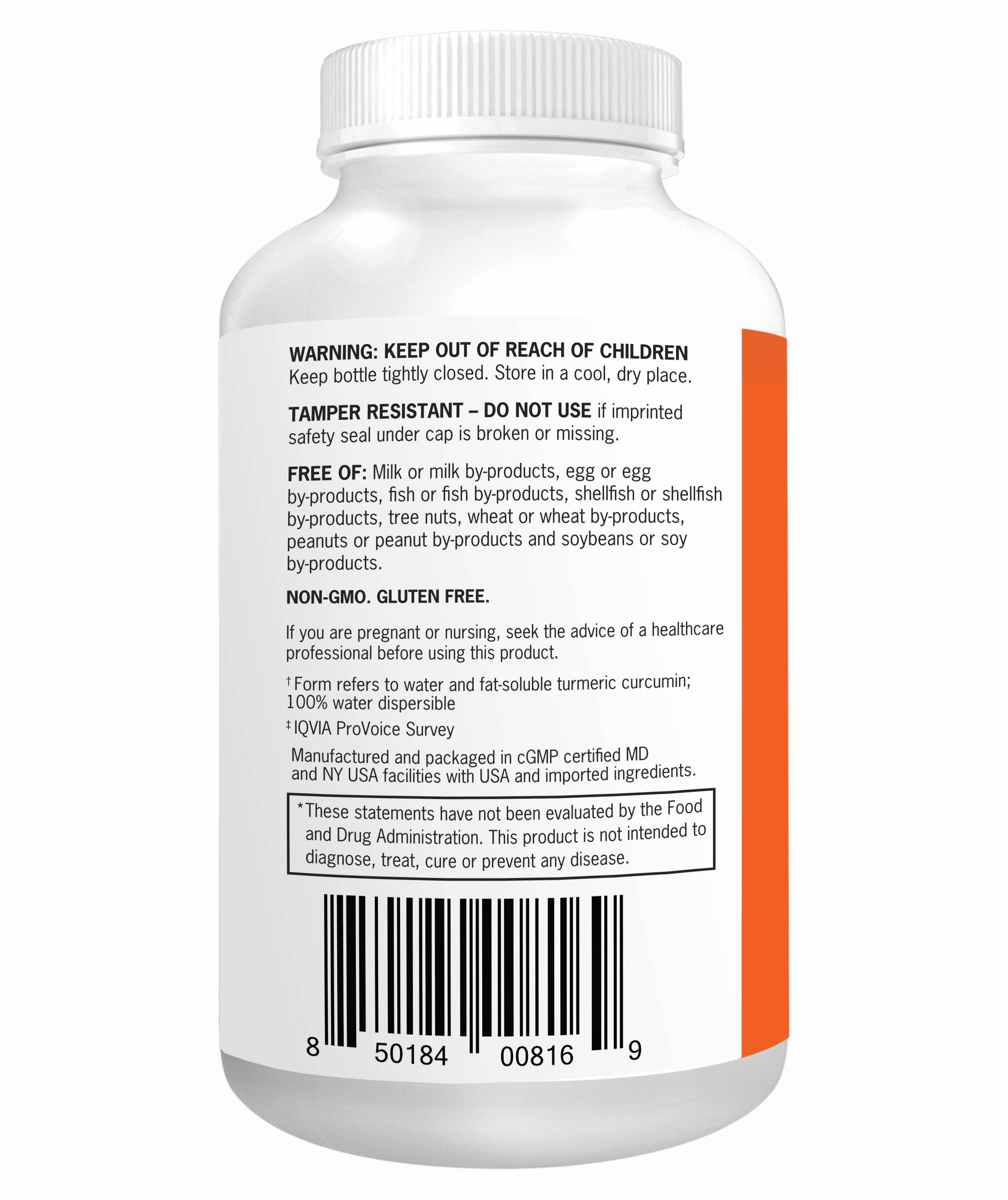 Qunol Turmeric Curcumin 1000mg Ultra High Absorption Softgels - 120 Count