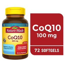 Nature Made CoQ10 100mg Softgels Heart Health Support 72 Count