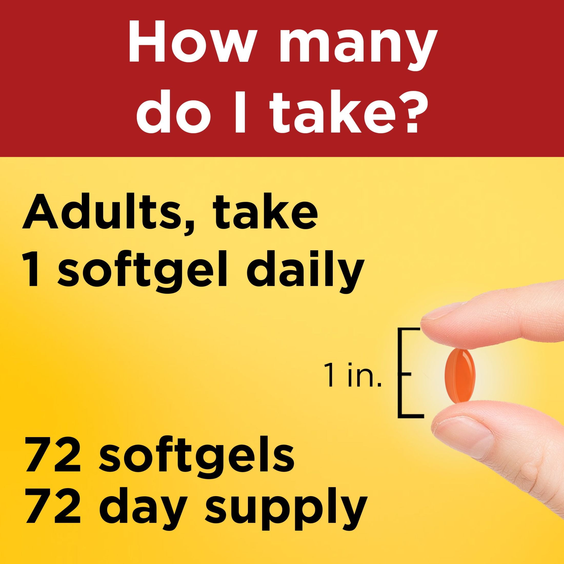 Nature Made CoQ10 100mg Softgels Heart Health Support 72 Count