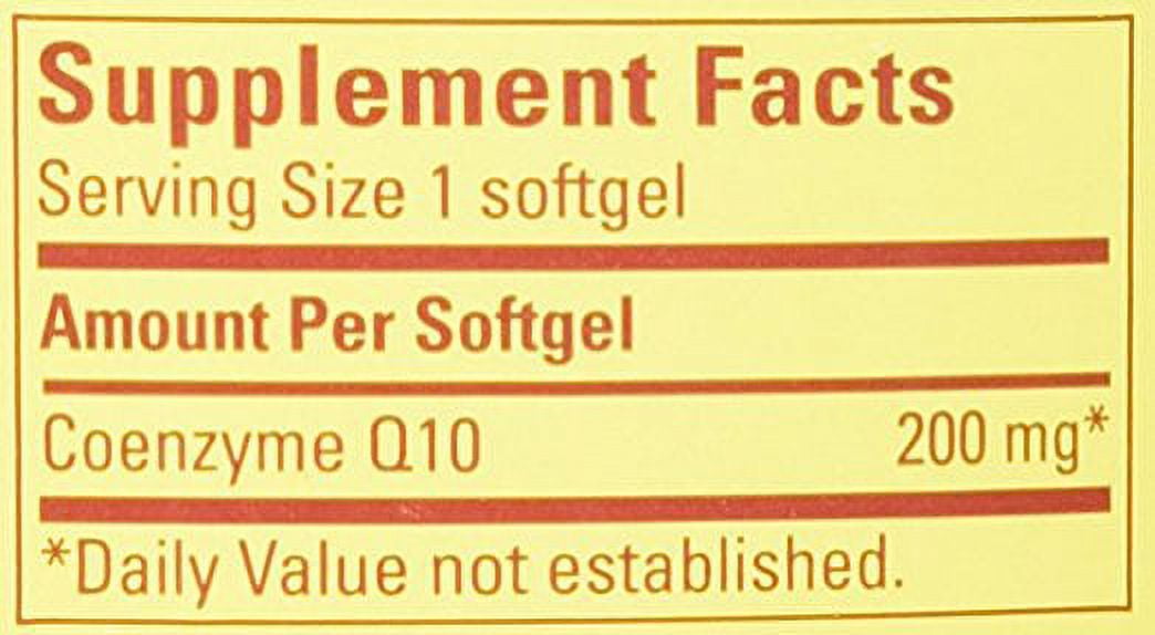 Nature Made CoQ10 200mg Softgels 140 Count