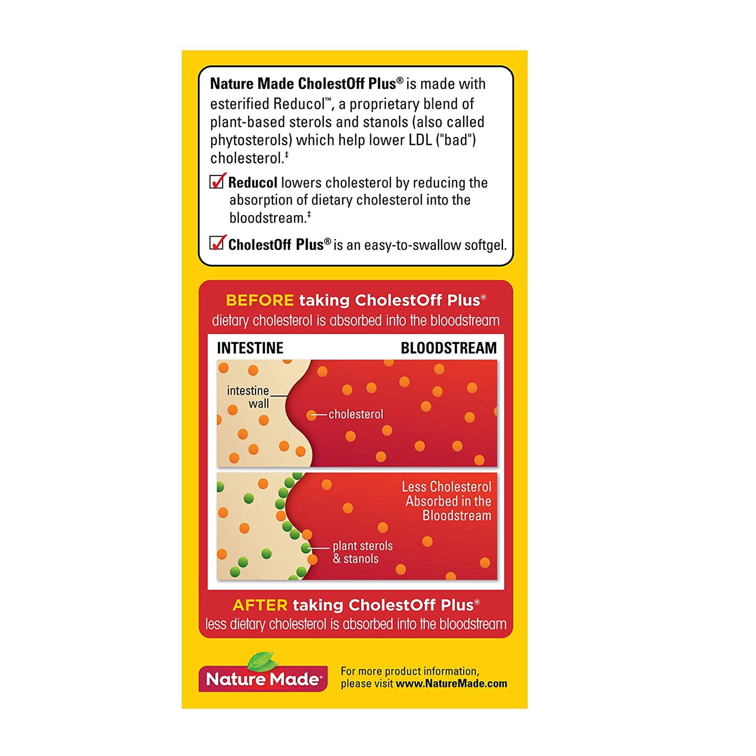 Nature Made CholestOff Plus Softgels 100 Count