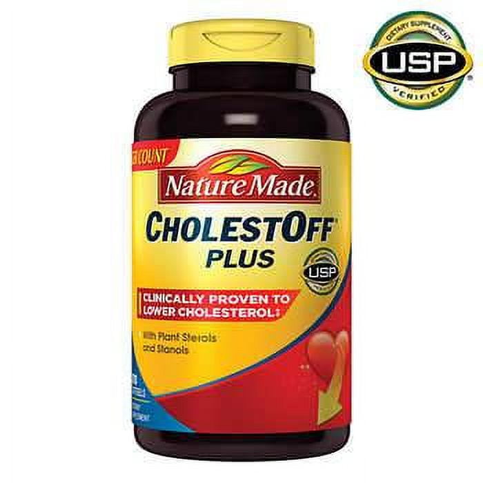 Nature Made CholestOFF Plus 210 Count - Heart Health Support Supplement