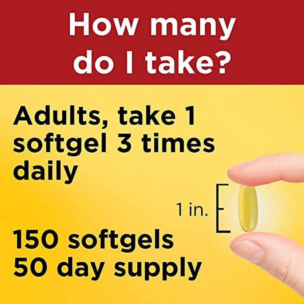 Nature Made Triple Omega 3 6 9 150 Softgels for Heart Health Support