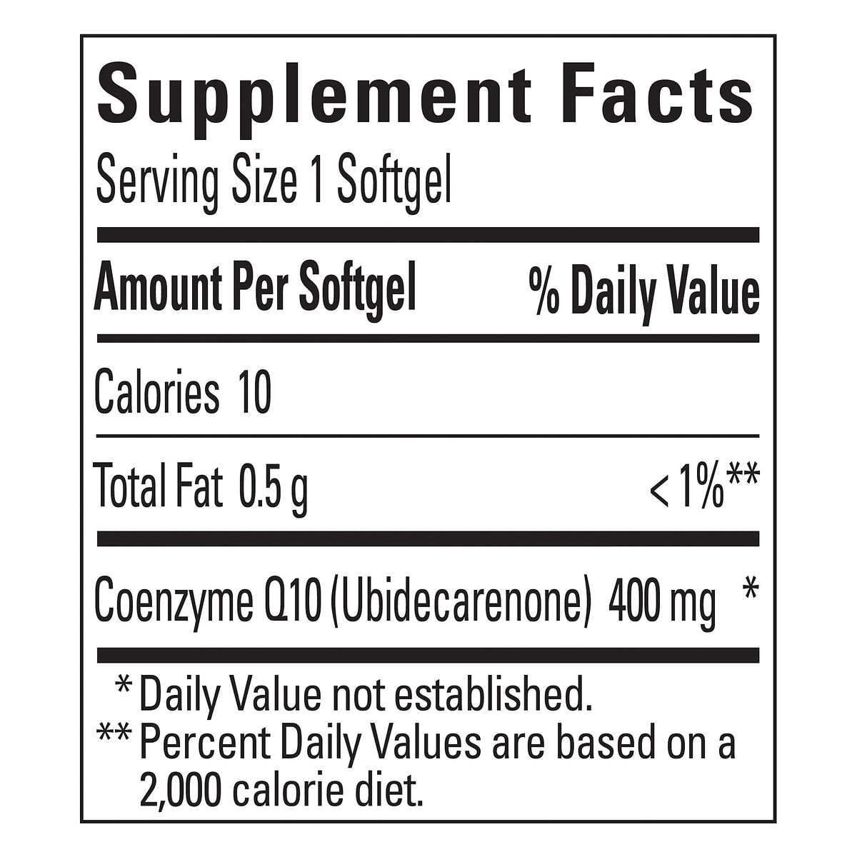 Nature Made CoQ10 400mg 90 Softgels for Heart Health
