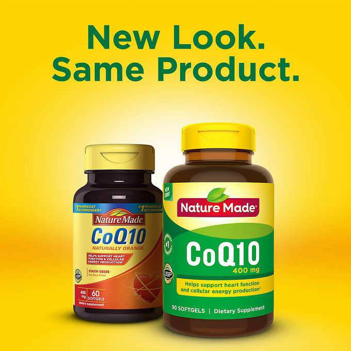 Nature Made CoQ10 400mg 90 Softgels for Heart Health