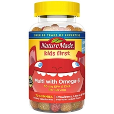 Nature Made Kids Gummies Multivitamin Omega-3 Vitamins Minerals Nutritional Support 70 Gummies