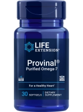 LIFE EXTENSION PROVINAL OMEGA-7 DAILY SUPPLEMENT FOR HEART HEALTH - 30 SOFTGELS