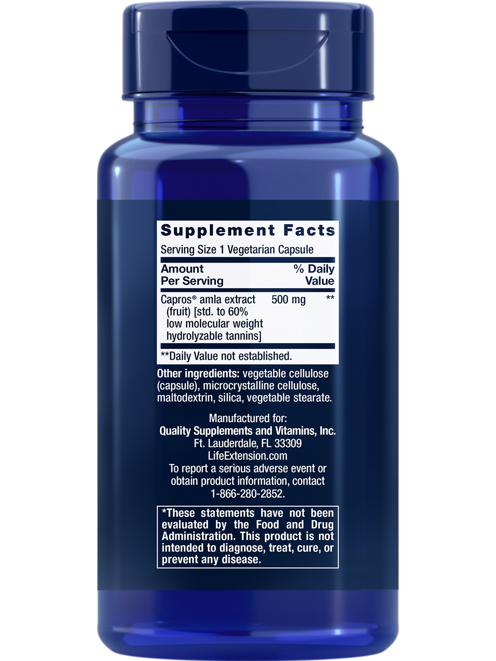 LIFE EXTENSION ADVANCED LIPID CONTROL WITH AMLA EXTRACT FOR HEART AND ENDOTHELIAL HEALTH - VEGETARIAN GLUTEN-FREE 60 CAPSULES