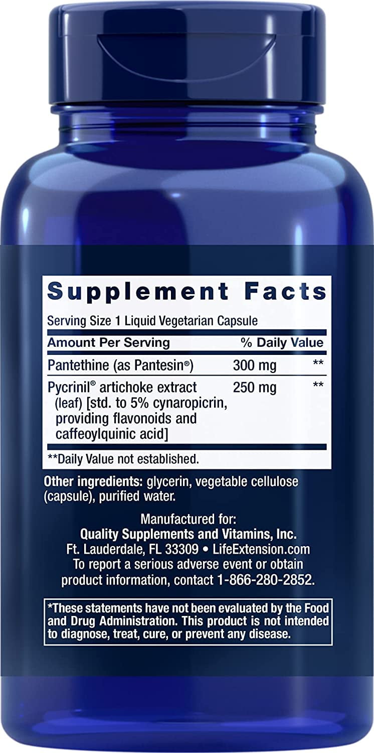 LIFE EXTENSION CHOL-SUPPORT CHOLESTEROL MANAGEMENT GLUTEN-FREE NON-GMO 60 LIQUID VEGETARIAN CAPSULES