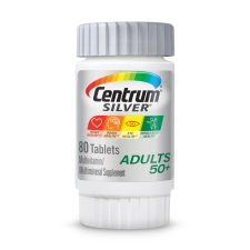 Centrum Silver Adult 50+ Multivitamin Multimineral Memory Cognition Support 80 Ct
