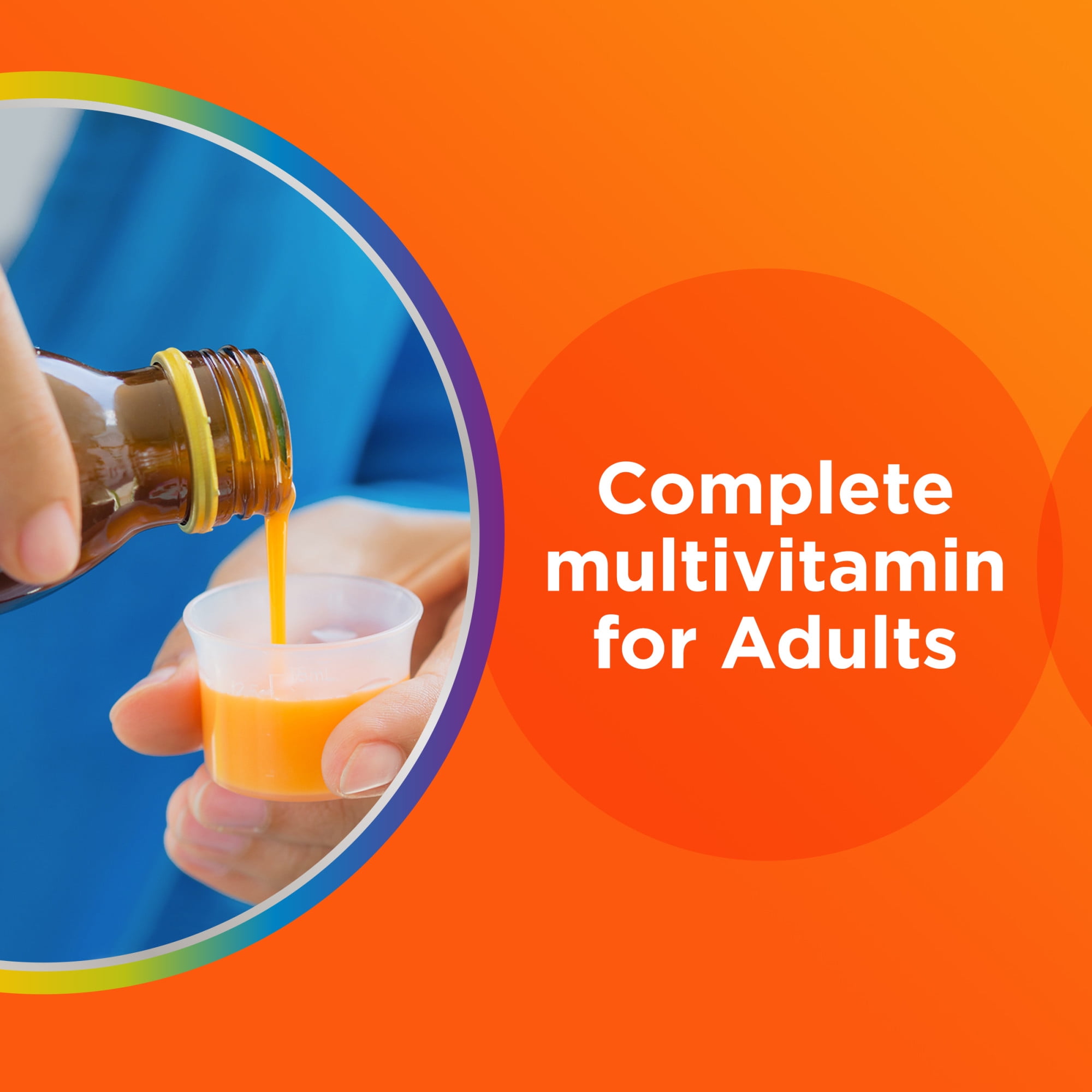 Centrum Liquid Unisex Multivitamin Supplement for Health Wellness 8 oz