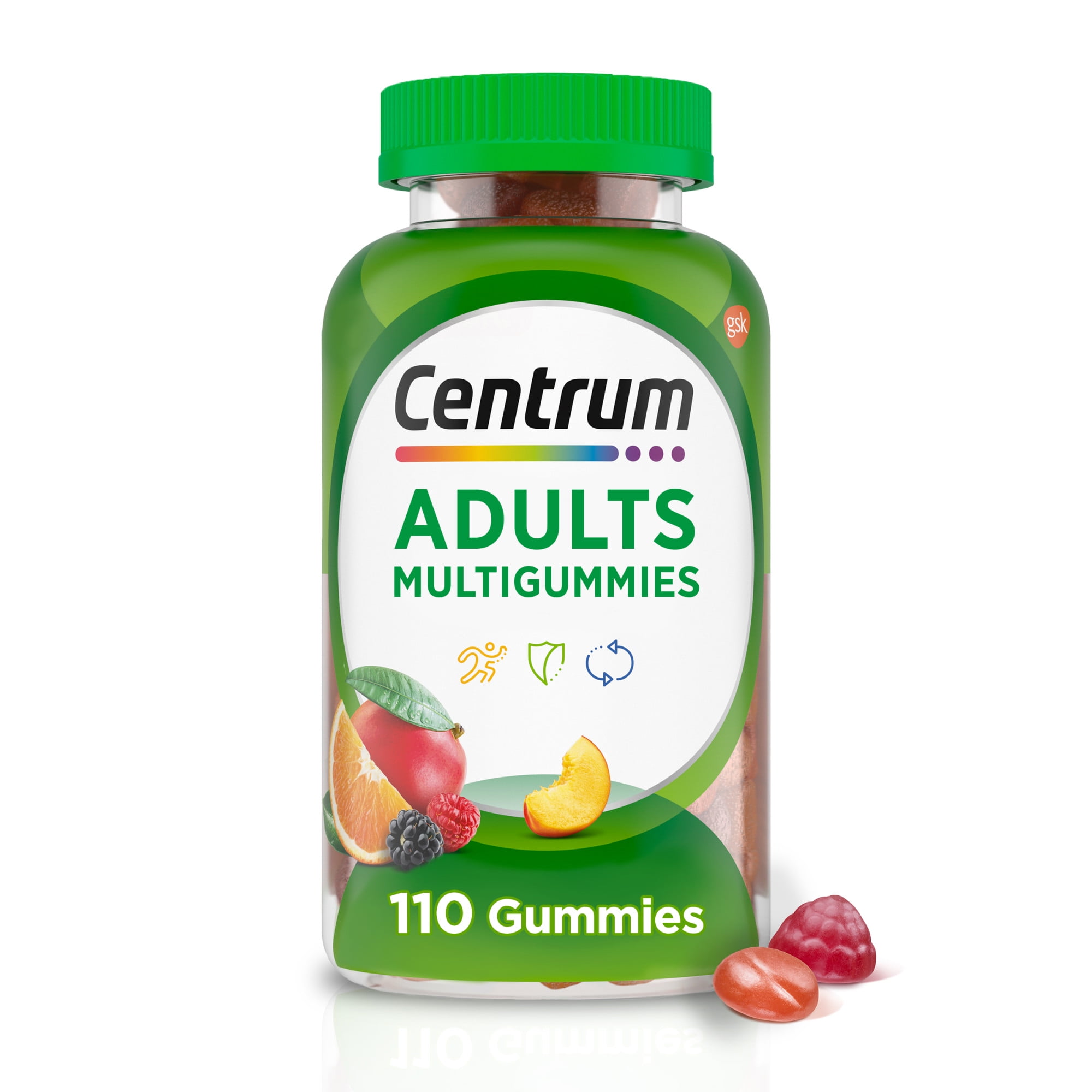 Centrum Multigummies Vitamin Supplement 110 Count Adult Multivitamin