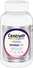 Centrum Minis Silver Women's Multivitamin for Women 50 Plus Multimineral Supplement with Vitamin D3 B Vitamins Non-GMO Ingredients Supports Memory and Cognition in Older Adults 280 Ct