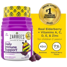 Zarbee's Childrens Daily Immune Support Gummies with Elderberry 42 Ct