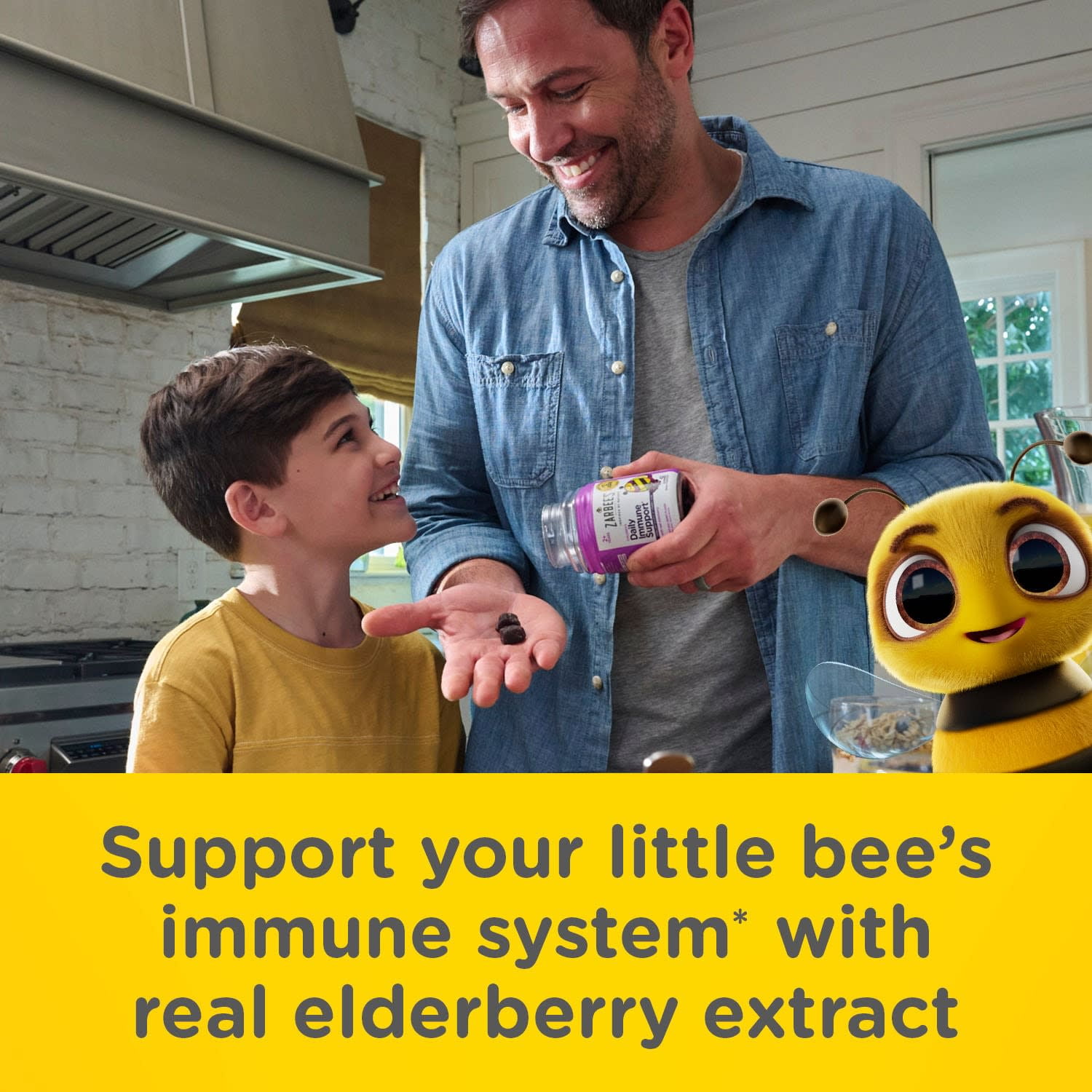 Zarbee's Childrens Daily Immune Support Gummies with Elderberry 42 Ct
