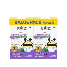 Zarbees Baby Cough Syrup Immune Boosting Grape Flavor 2 x 2 oz