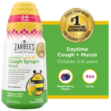 Zarbees Childrens Daytime Cough Syrup Mucus Berry 4 fl. oz