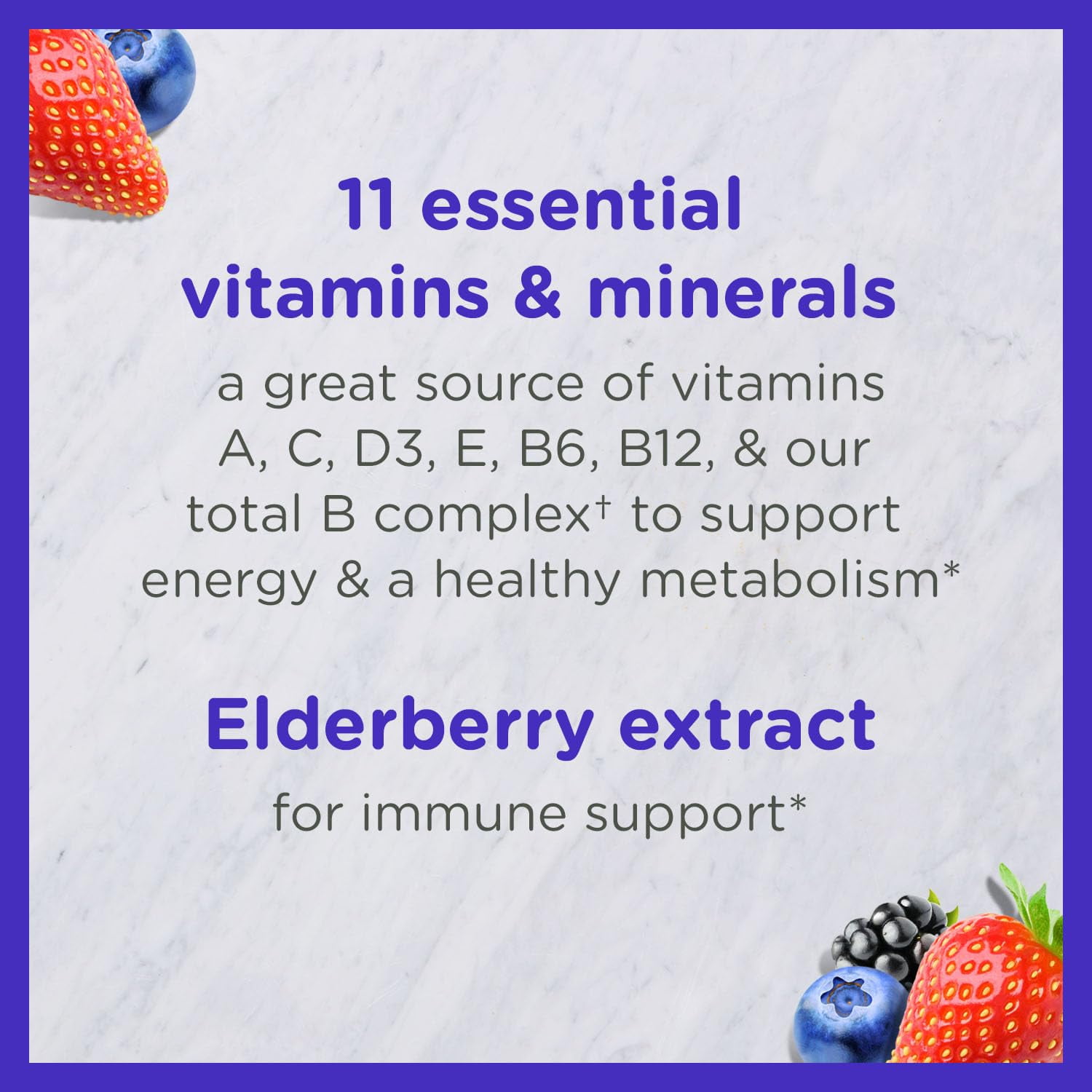 Zarbee's Kids Berry Multivitamin Immune Support Gummies 70ct