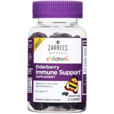 Zarbees Naturals Childrens Elderberry Immune Support Supplement Pack of 3