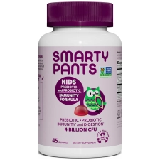 SmartyPants Kids Grape Prebiotic Probiotic Gummy Vitamins 45ct