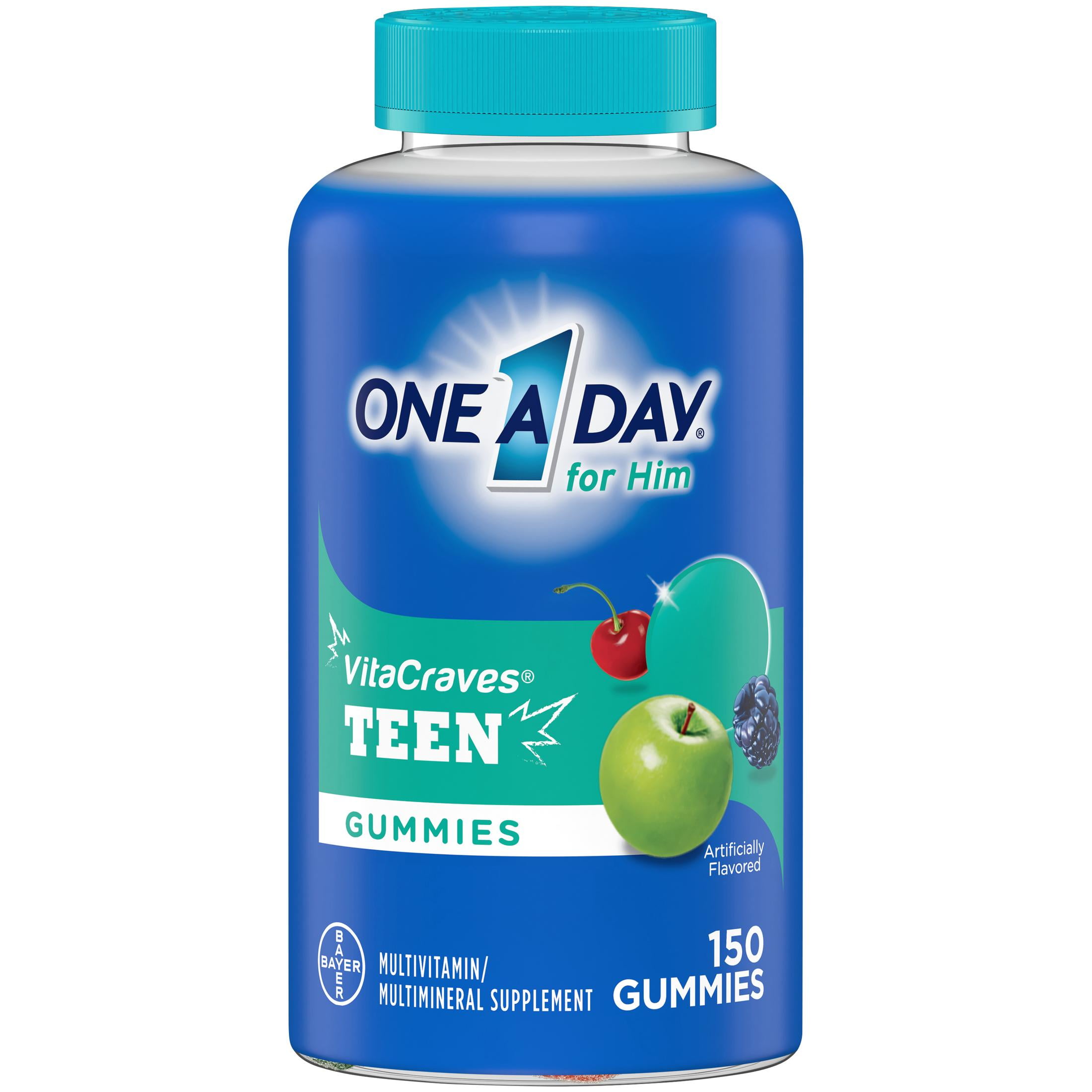 One A Day Teen For Him Multivitamin Gummies 150 Count