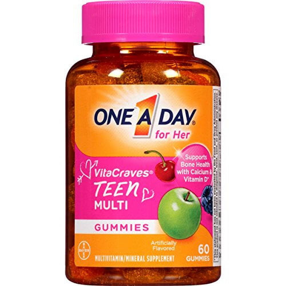 One A Day Teen Multivitamin Gummies 60 Count