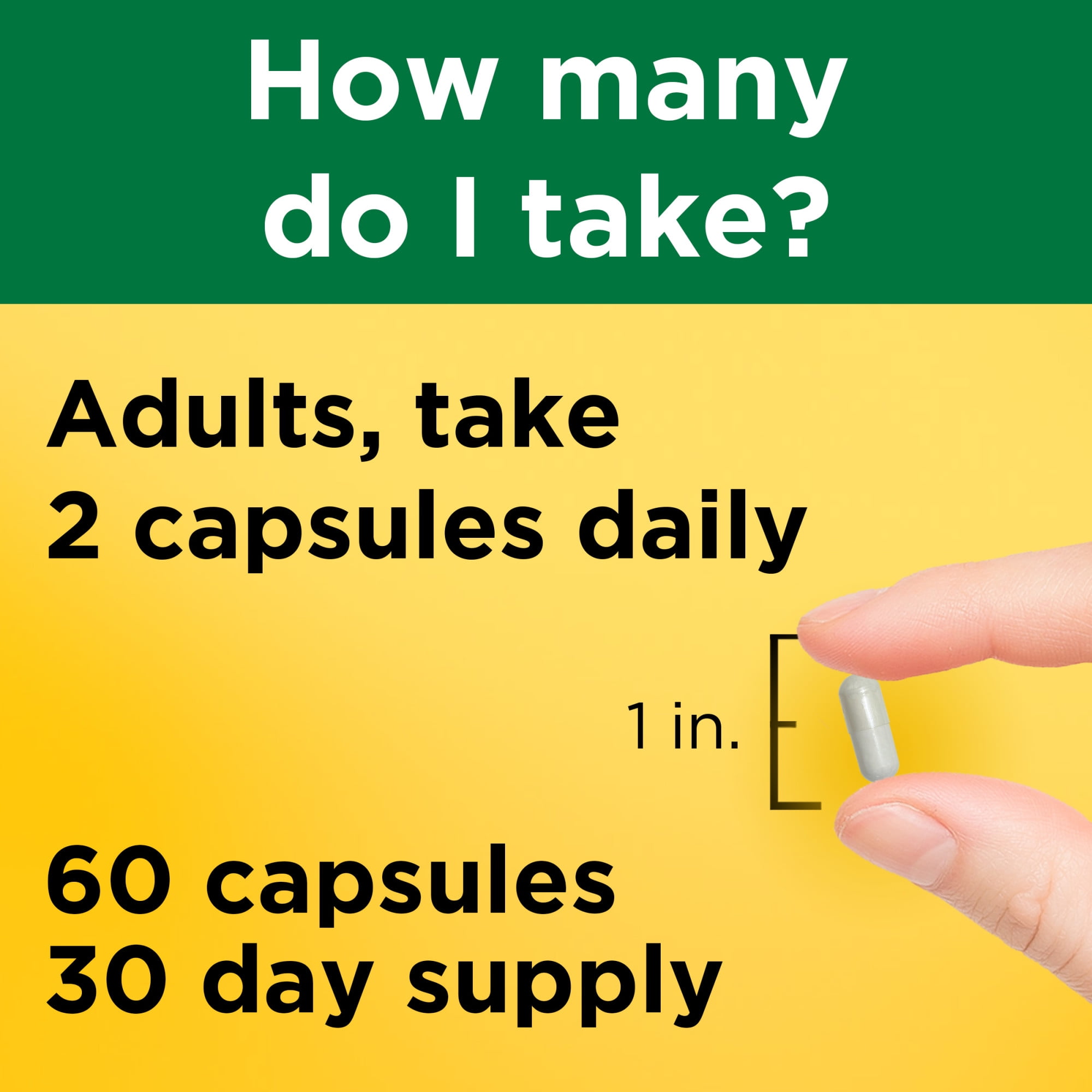 Nature Made Magnesium Glycinate 200mg Capsules Dietary Supplement 60 Count
