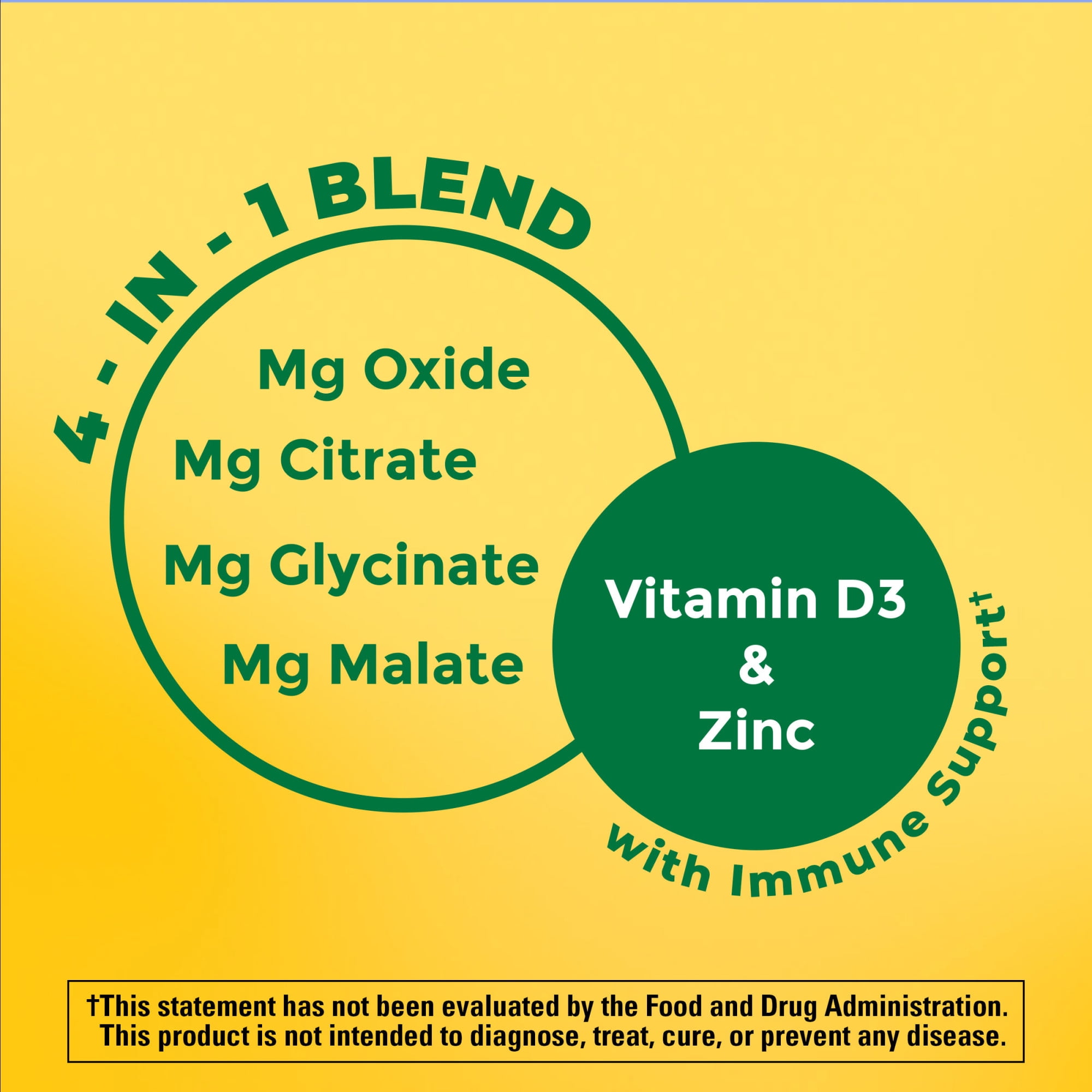 Nature Made Magnesium Complex with Vitamin D and Zinc Capsules 90 Ct
