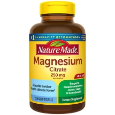 Nature made Magnesium Citrate Softgels Value Size 120.0 CT