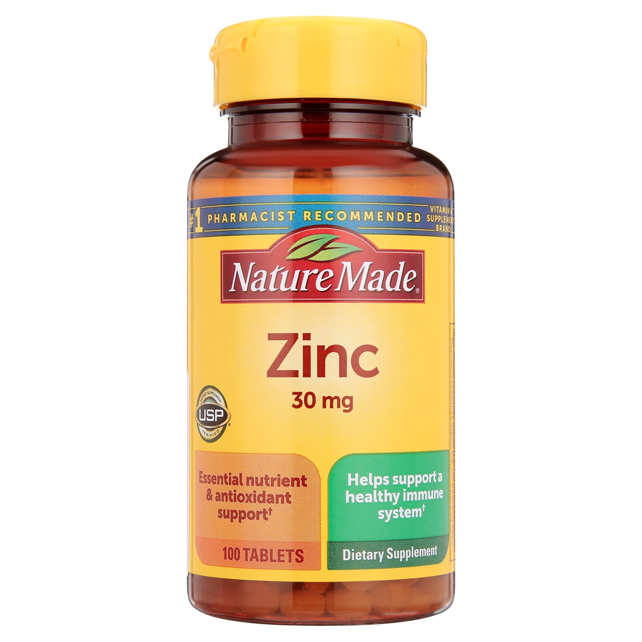 Nature Made Zinc 30 mg - 100 Tablets Pack of 2 - Buy 2 Get Healthy