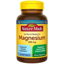 Nature Made Extra Strenght Magnesium 400mg 150 Liquid Softgels for Enhanced Wellness and Vitality