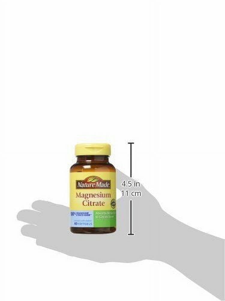 Nature Made Magnesium Citrate Liquid Softgels 60 capsules