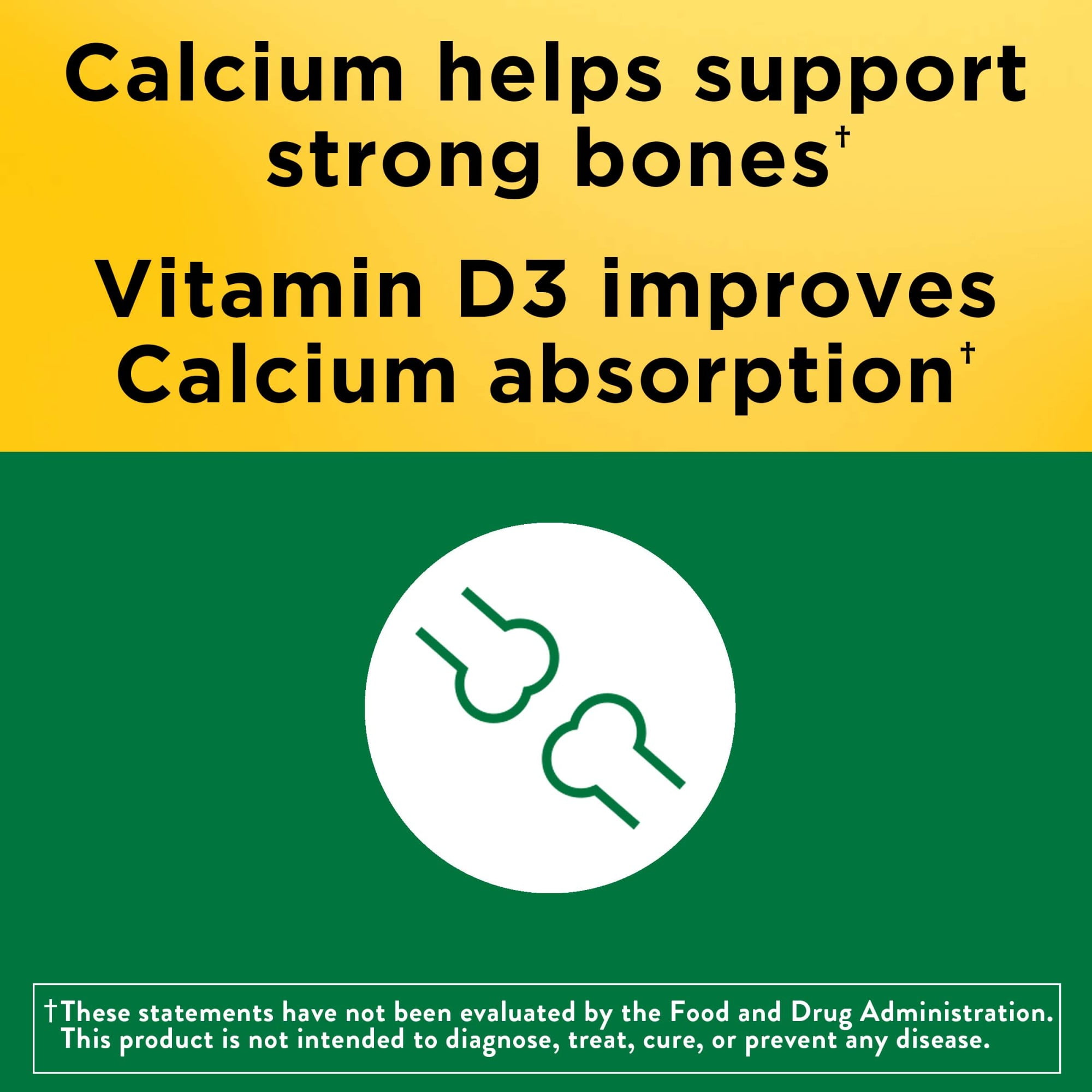 Nature Made Calcium 500mg Gummies Bone Support Supplement 80 Count