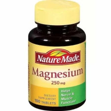 Nature Made Magnesium 250 mg Nerve Muscle Function 100ct Pack of 3