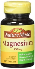 Nature made  250 mg Magnesium Tablets 100ct