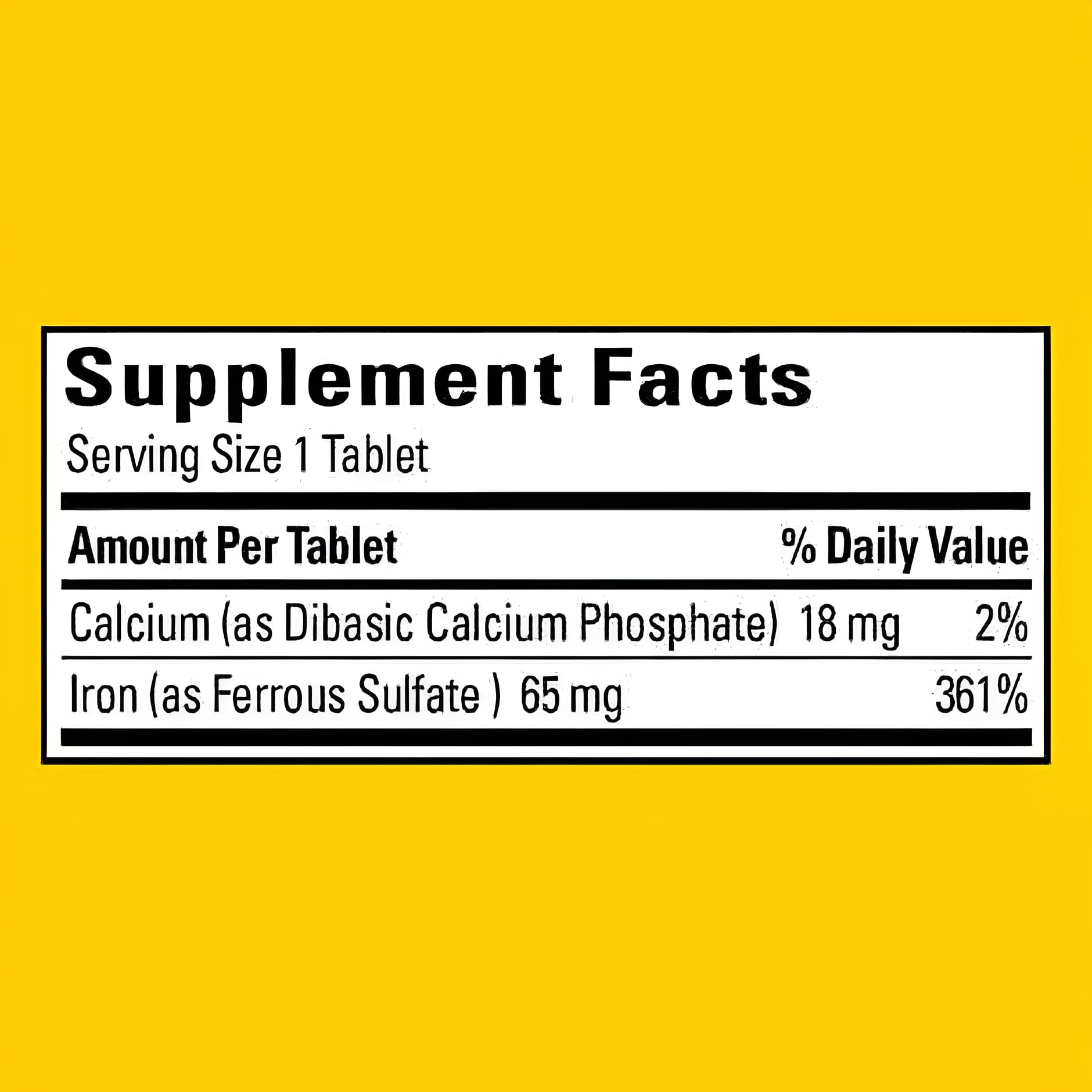 Nature Made Iron 65mg 365 Tablets for Better Health and Wellness