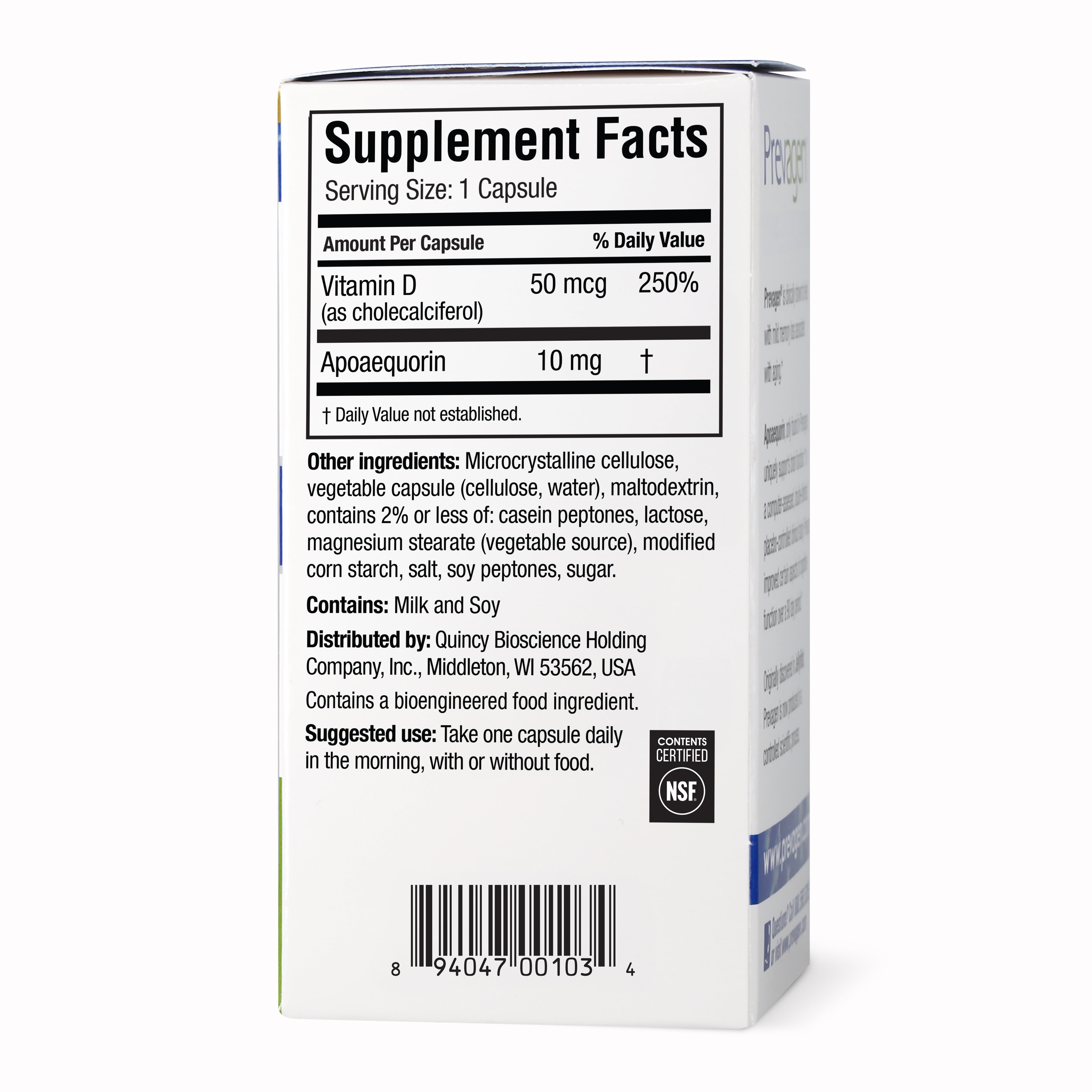 Prevagen Regular Strength Capsules 30ct Memory Support Supplement