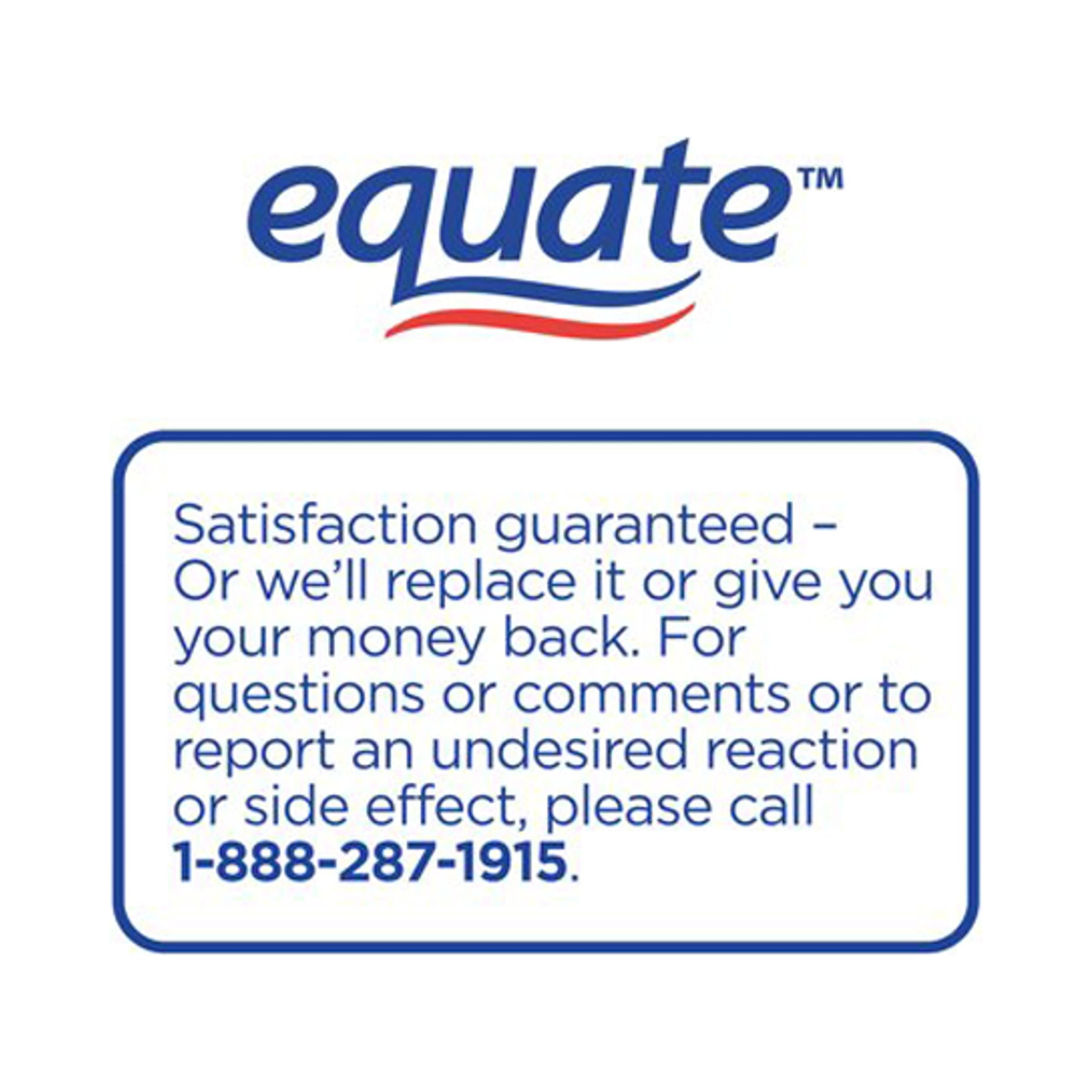 Equate Brain Health 5 Function Formula Capsules Dietary Supplement 30 Count