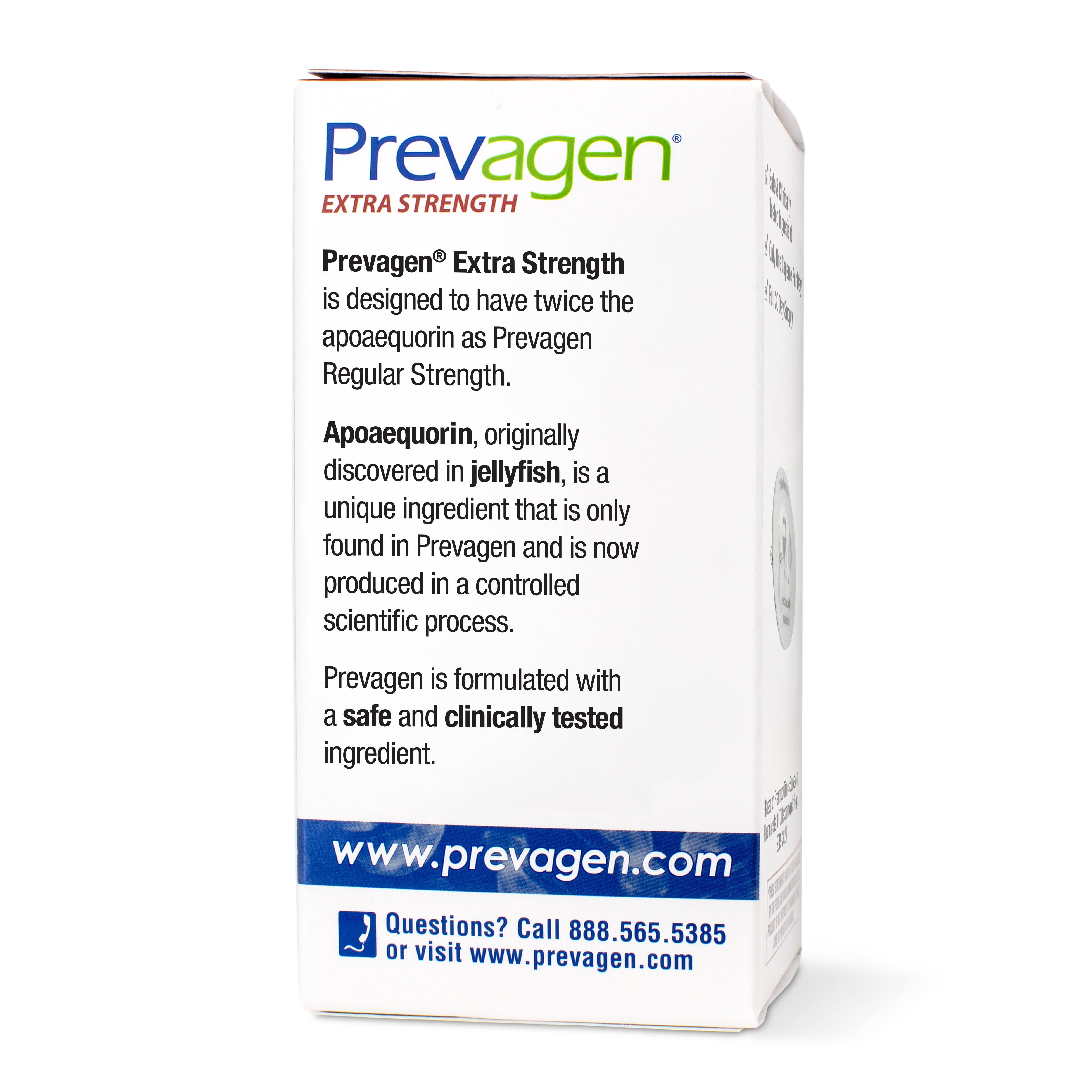 Prevagen Capsules 3 Pack with Apoaequorin & Vitamin D 60ct Extra Strength