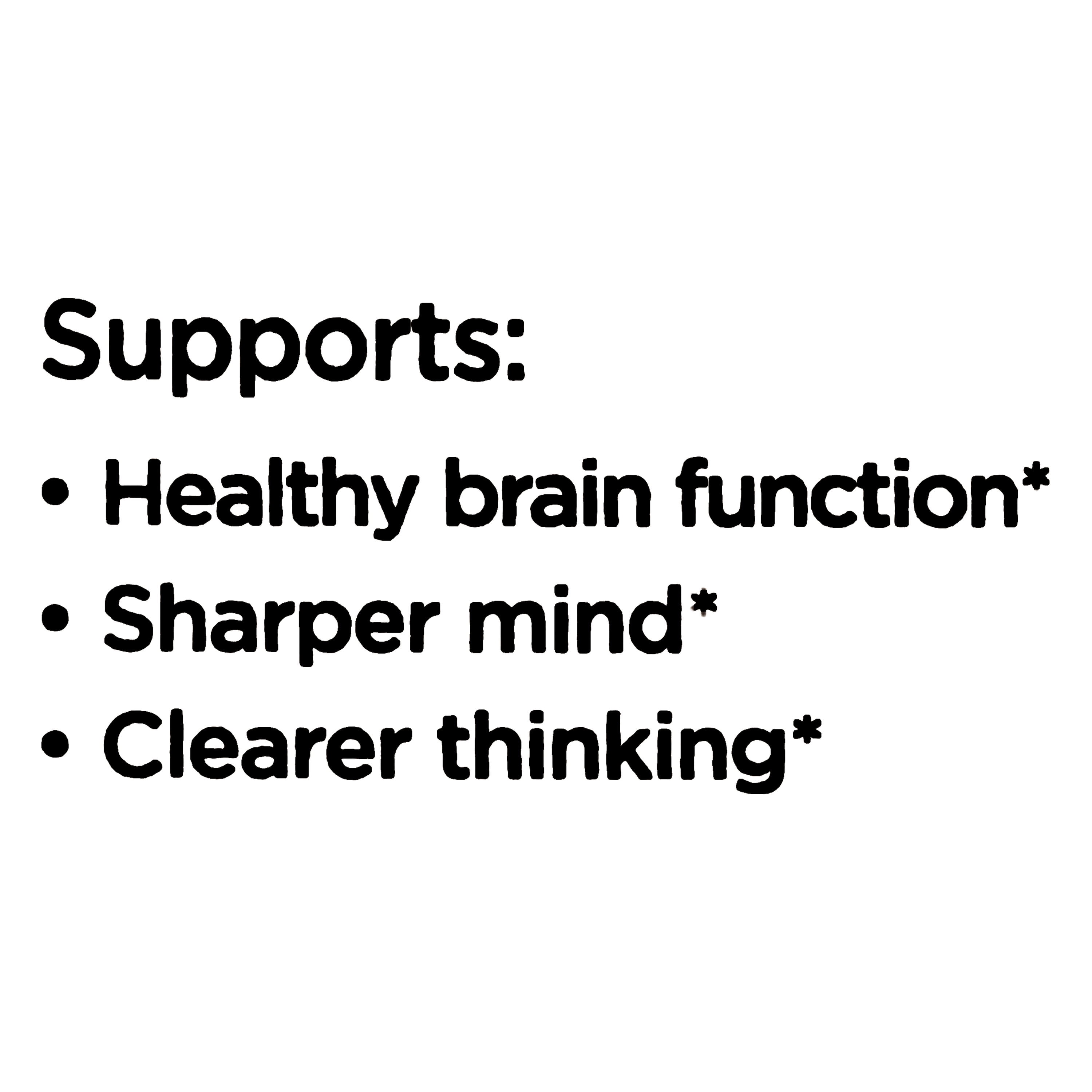 Equate Memory Support Supplement Capsules 30 Count for Improved Cognitive Health