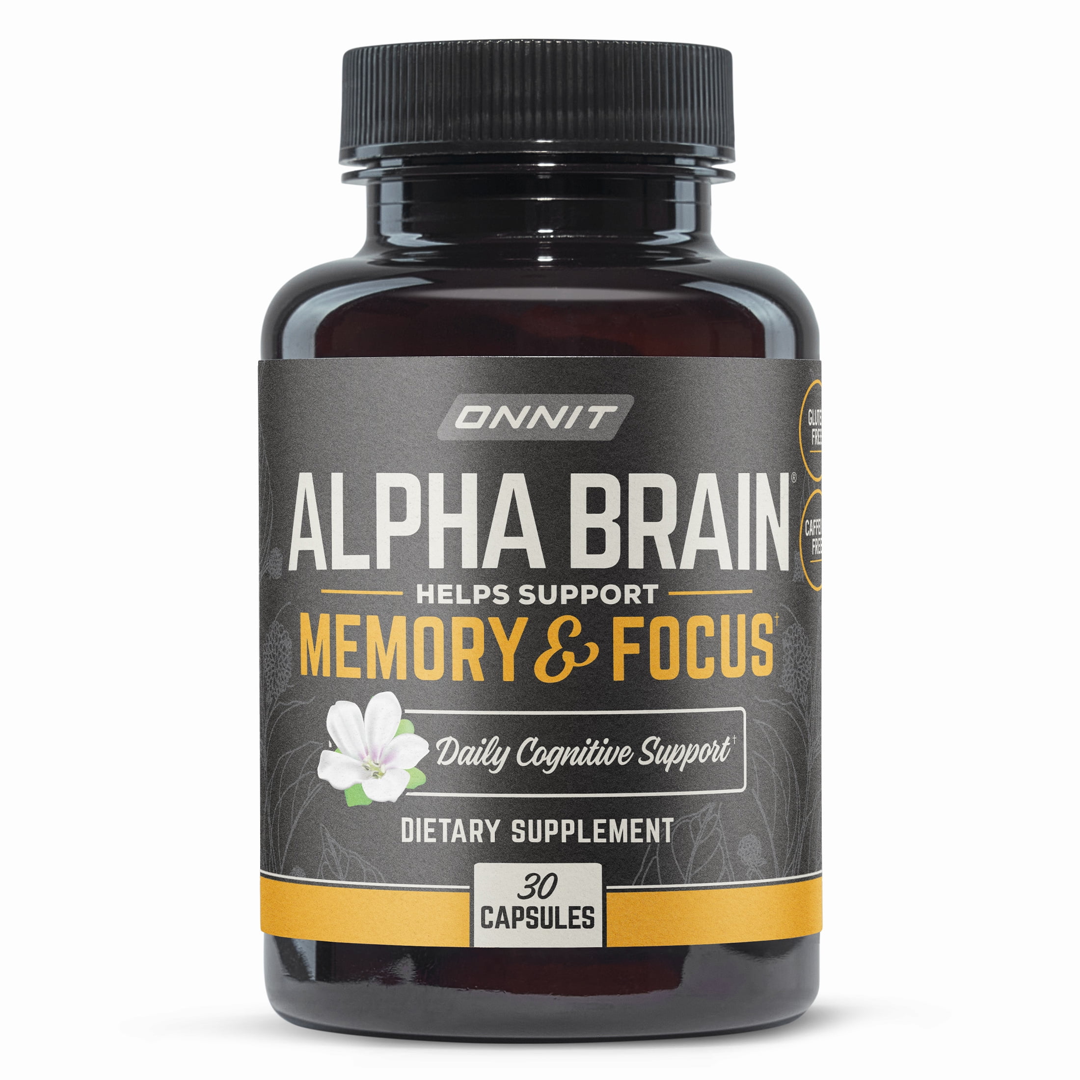 ONNIT Alpha BRAIN Brain Health Supplement Memory Focus Support 30 Ct