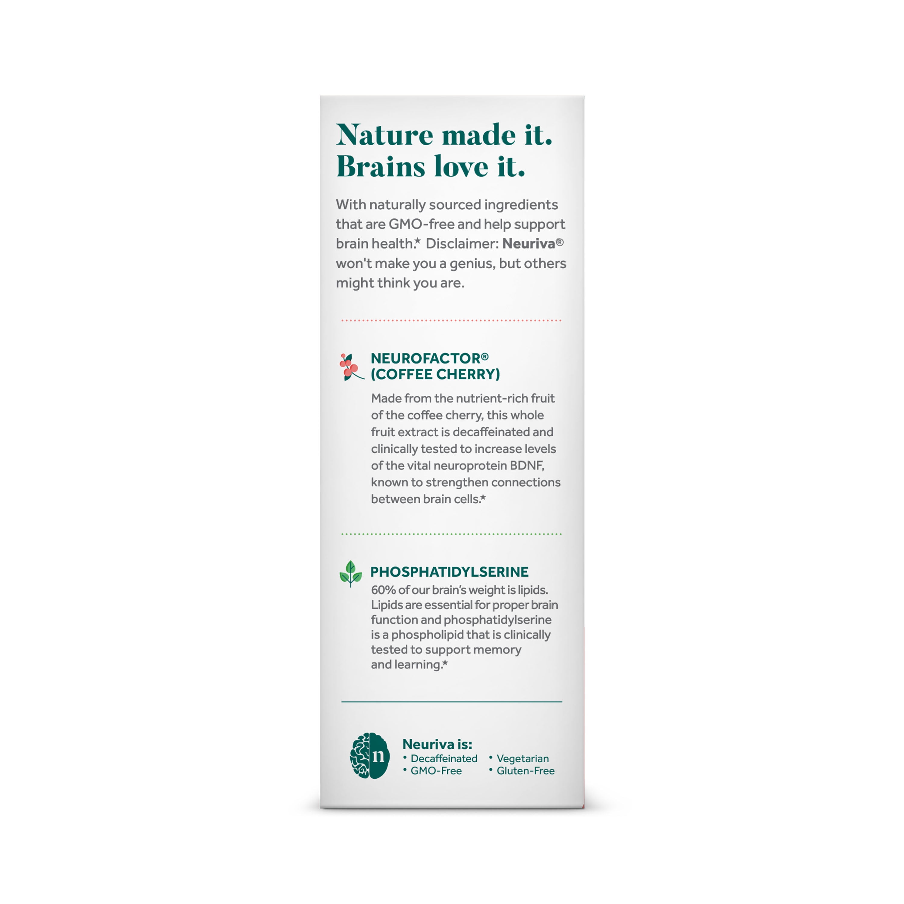 Neuriva Brain Performance 30 CT - Pack of 4 - Boost Mental Performance