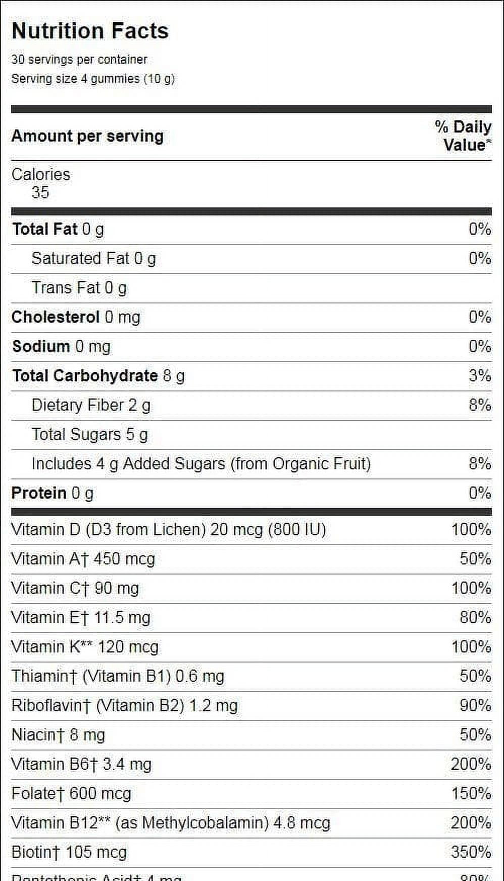 Garden of Life Mykind Organics Prenatal Gummy Multi Berry 120 Organic Fruit Chews
